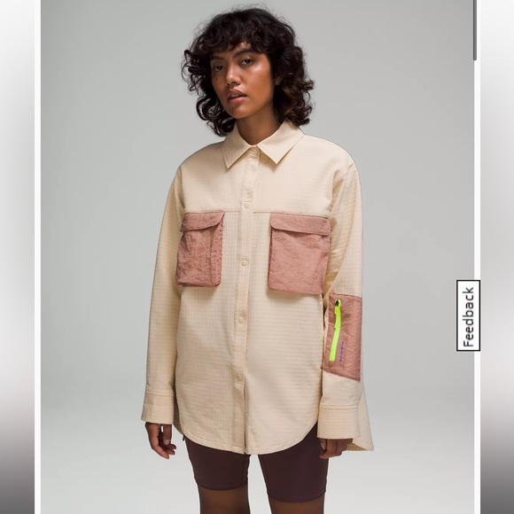 Lululemon Grid Fleece Hiking over shirt size 4 - Picture 1 of 8